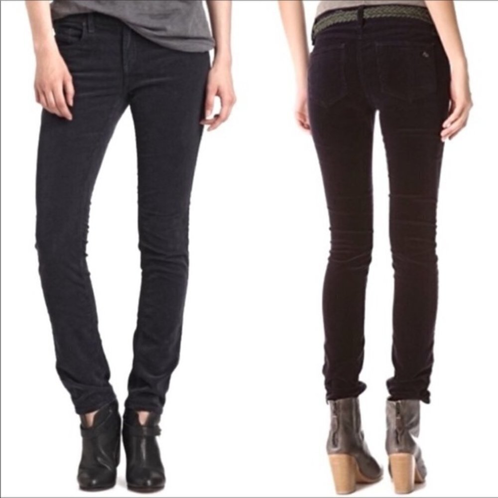 Rag and Bone‎ Charcoal Corduroy Skinny Pant